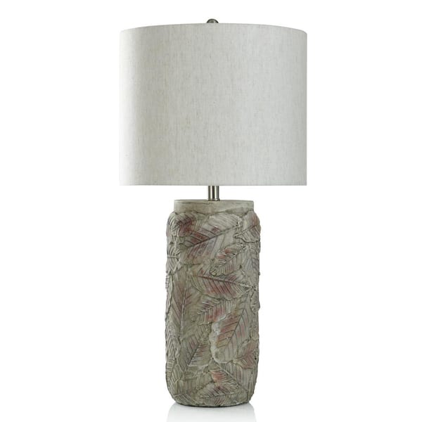 StyleCraft Malik 30.75 in. Maple Cream Lamp