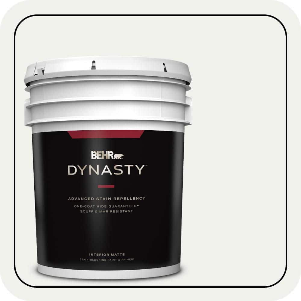 5 gal. #610E-1 Windmill Wings Matte Interior Stain-Blocking Paint & Primer price history on PriceWatchPro