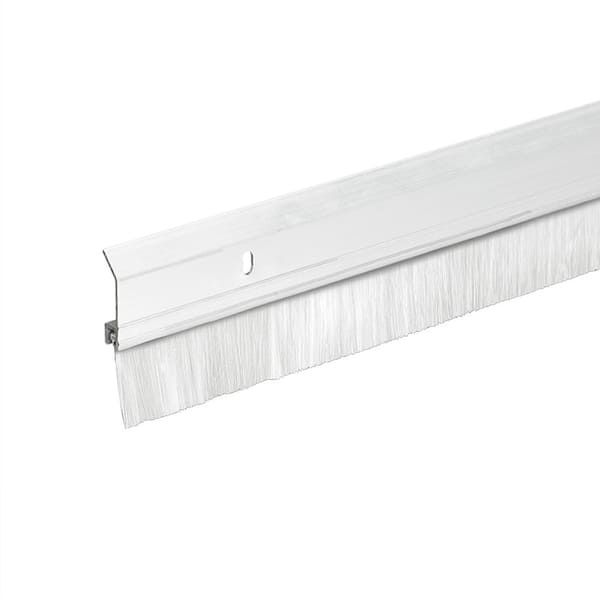 Frost King 2 in. x 36 in. Heavy-Duty Aluminum/Brush White Door Sweep
