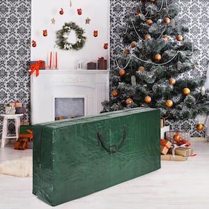 9 ft. Green Christmas Tree Storage Bag Heavy-Duty PE Large Container for Artificial Tree