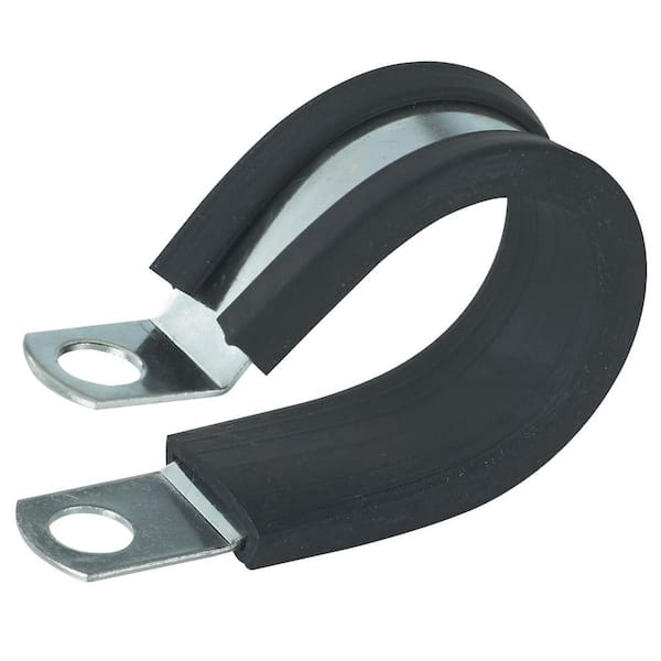 Clamp - Rubber Cushion, 3/8 Mounting Hole, 2 Tube Size (sold by each)