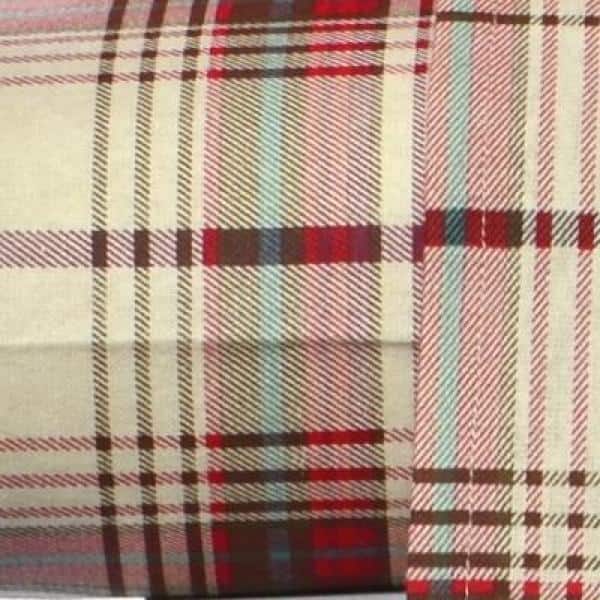 Gray Plaid Cotton Flannel Twin Sheet Set with Deep Pockets