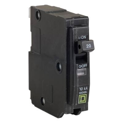 Square D QO 50 Amp Single-Pole Circuit Breaker-QO150CP - The Home Depot