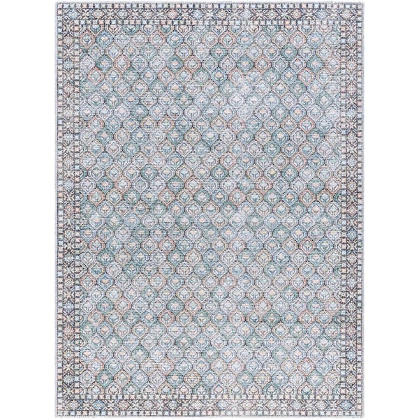 Livabliss Vinny Sage 7 ft. x 9 ft. Traditional Indoor Area Rug
