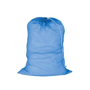 24 in. x 36 in. Mesh Laundry Bag in Blue (2-Pack)