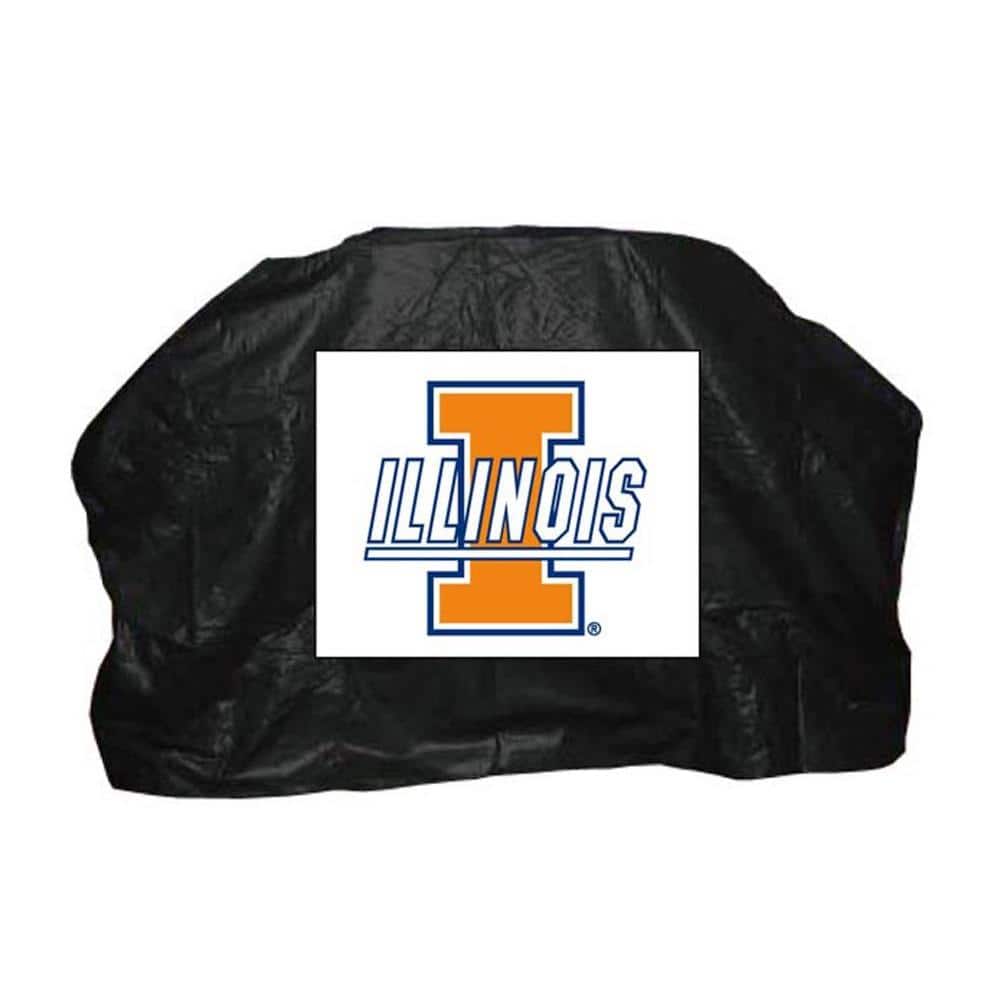 Seasonal Designs 59 in. NCAA Illinois Grill Cover CV117 The Home Depot
