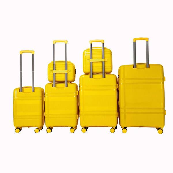 LIVACA 6-Piece Expandable Hardshell Spinner Luggage Set with TSA