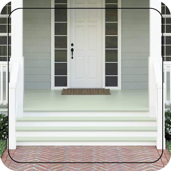 1 gal. #M400-2 Glass Tile Textured Low-Lustre Enamel Interior/Exterior Porch and Patio Anti-Slip Floor Paint