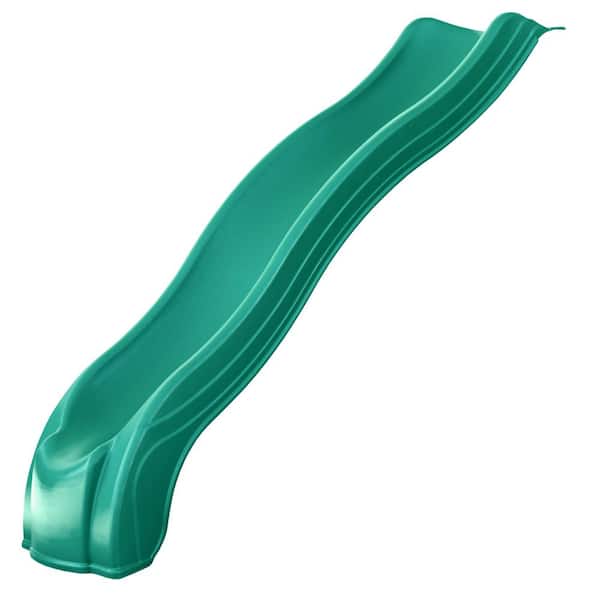 Swing-N-Slide Playsets Green Apex Wave Slide WS 8200 - The Home Depot