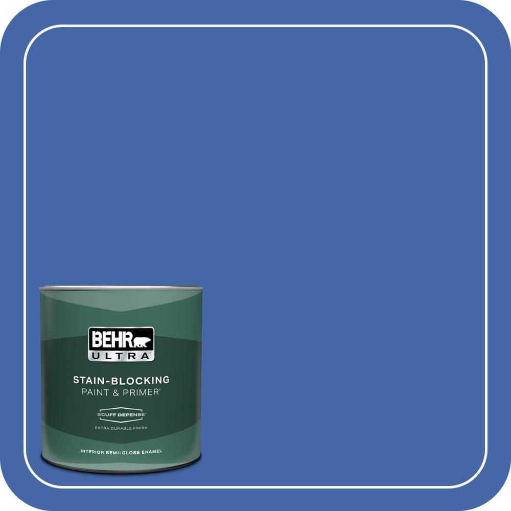 1 qt. #P530-6 Indigo Batik Extra Durable Semi-Gloss Enamel Interior Paint & Primer price history on PriceWatchPro