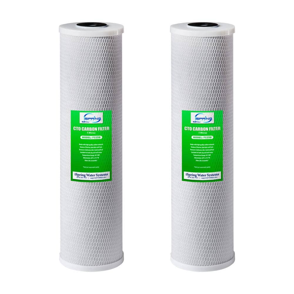 3-Pack FILTER Sediment and 1-Micron Carbon Replacement for Whole House Water Filtration 