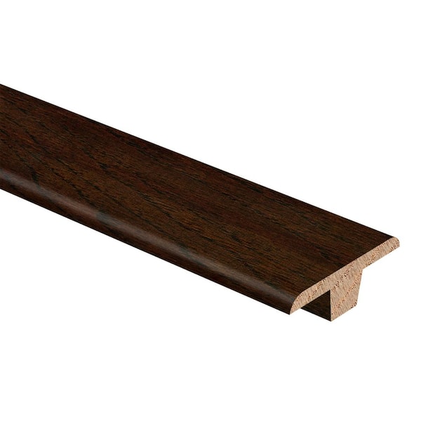 Zamma SS Chocolate Hickory 3/8 in. Thick x 1-3/4 in. Wide x 94 in. Length Hardwood T-Molding