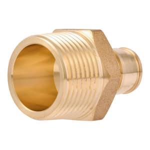 1/2 in. PEX-A x 3/4 in. MNPT Brass Expansion Adapter