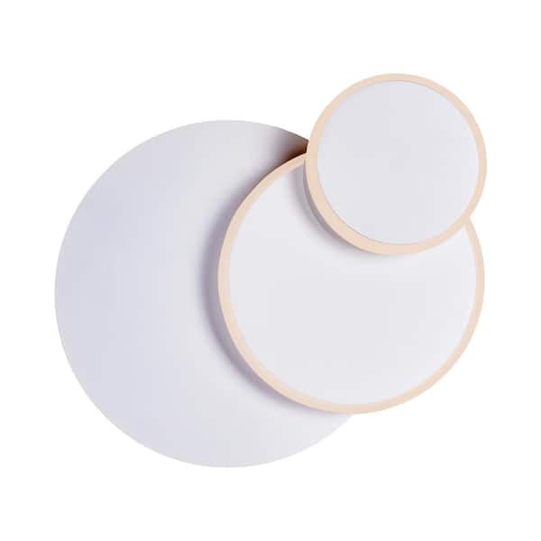CWI Lighting Private I 9 in. Matte White LED Sconce