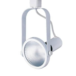 Par 38 White Gimbal Ring Track Lighting Fixture