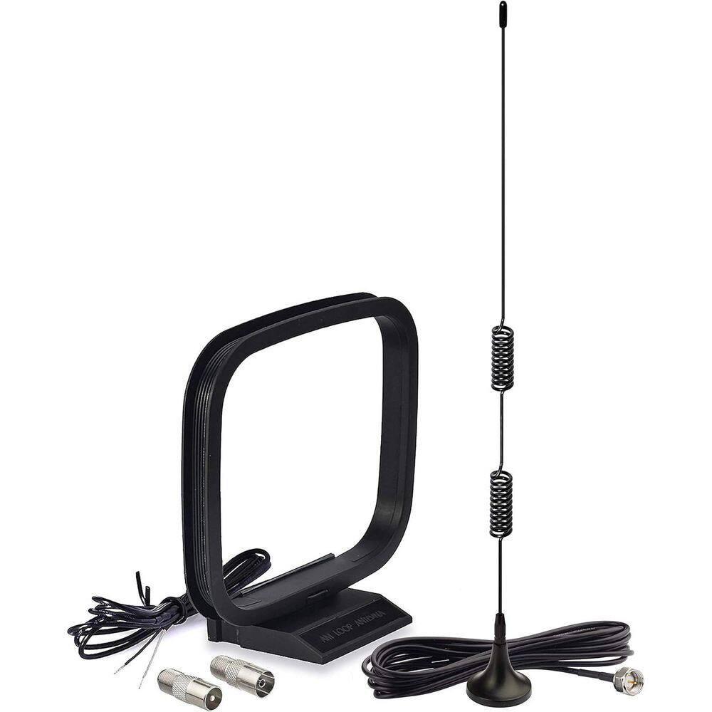 Magnetic Base FM Radio Antenna and AM Loop Antenna with F Type Connector for Indoor HD Radio Receiver price history on PriceWatchPro