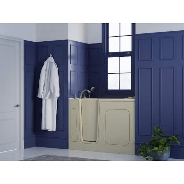 HD Series 30 in. x 54 in. Right Drain Quick Fill Walk-In Soaking Bathtub in Biscuit HD Series 30 in. x 54 in. Right Drain Quick Fill Walk-In Soaking Bathtub in Biscuit
