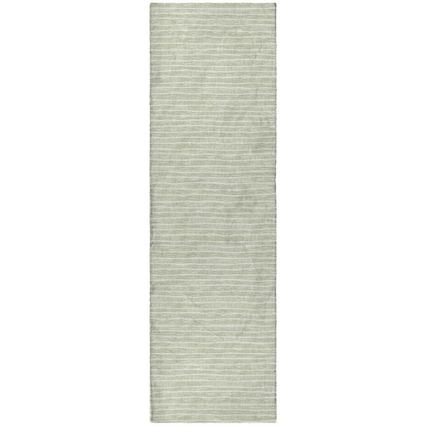 Dream Shag Premium Machine Washable Abstract ADS138 Mist 2 ft. x 7 ft. Runner Rug