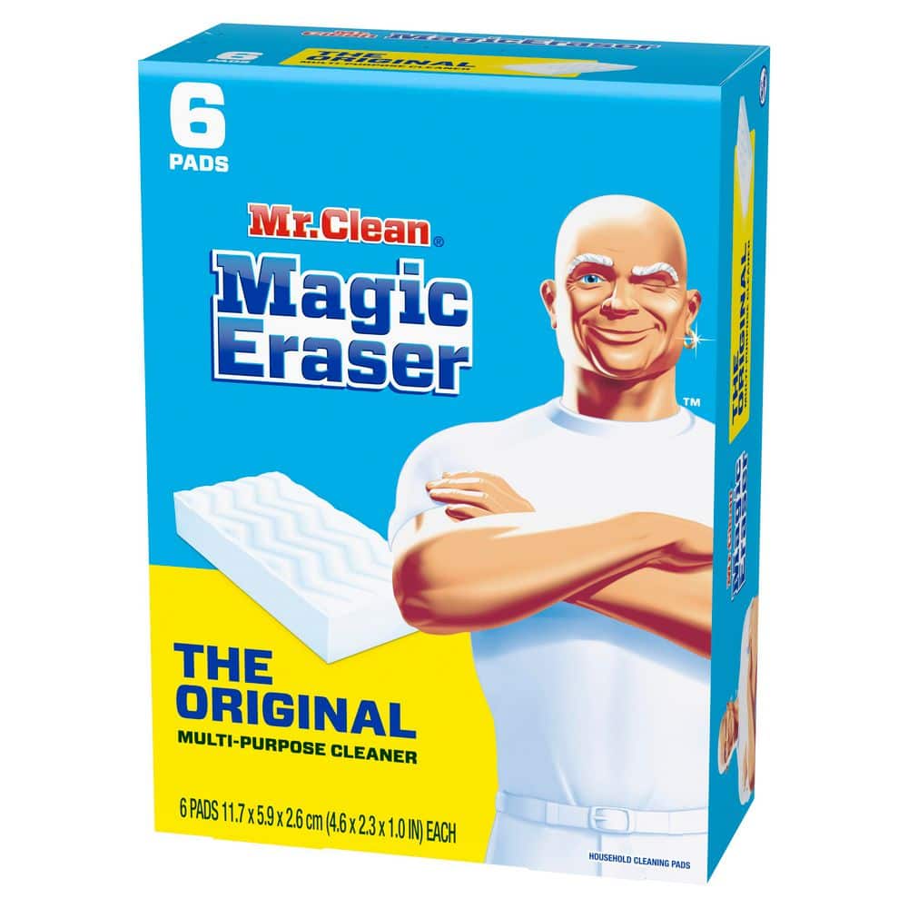 Mr. Clean Magic Eraser Original Non-Scratch Cleaning Pads, 6 Pack