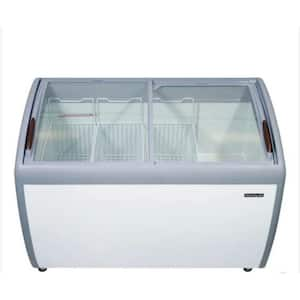 EFRF930 37.4 in Wide 9 cu.ft. Freezer, Manual Defrost Chest Freezer with Glass top in White Garage Ready