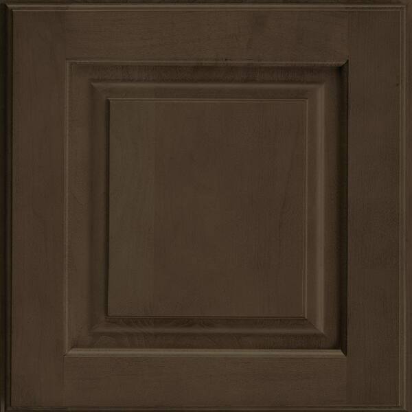 KRAFTMAID SIMPLICITY 14-5/8 in. x 14-5/8 in. Cabinet Door Sample in Cannon Grey