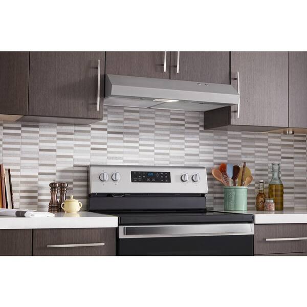 Whirlpool 30 in. Under Cabinet Range Hood with LED Light in