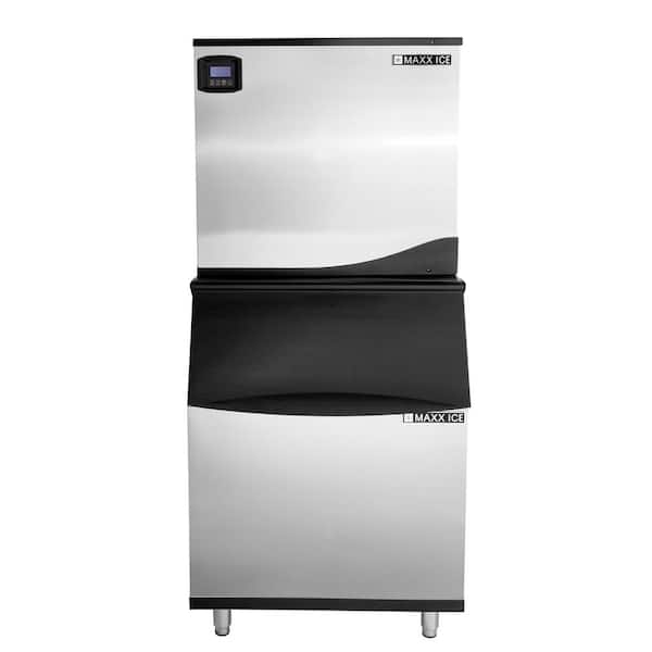 Maxx Ice Intelligent Series Modular Ice Machine, 30 in, 521 lbs with 580 lb Storage Bin, Stainless Steel