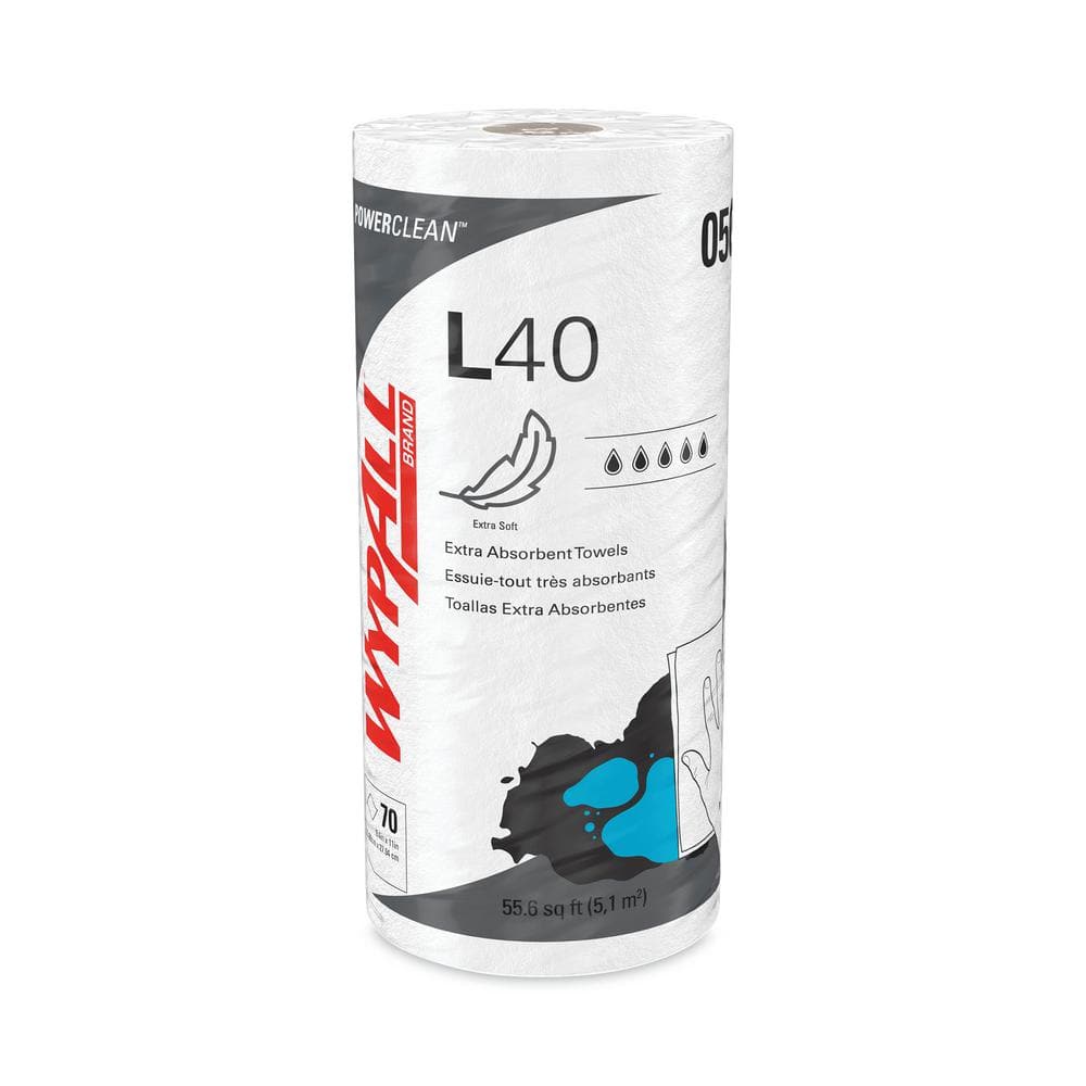 L40 Small Roll White Perforated Wipes (70 -Count) (Case of 24) price history on PriceWatchPro