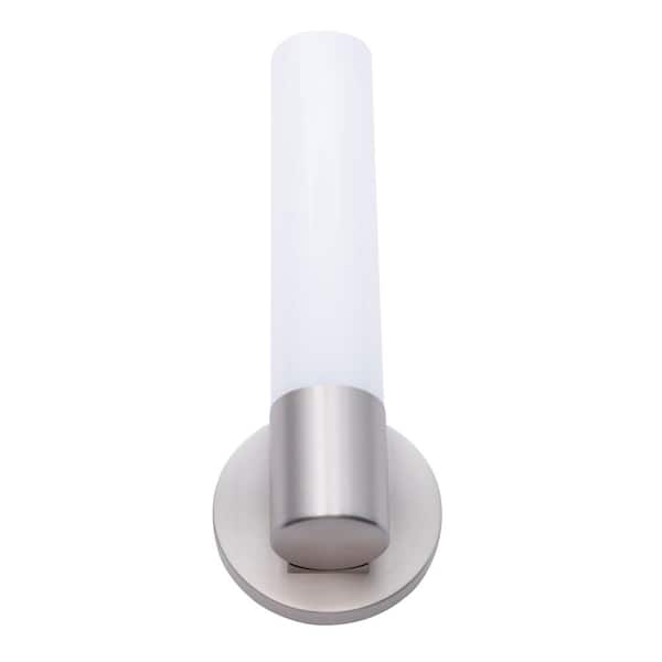 WAC LIMITED Turbo 14 in. Brushed Nickel LED ENERGY STAR Wall Sconce, 3500K