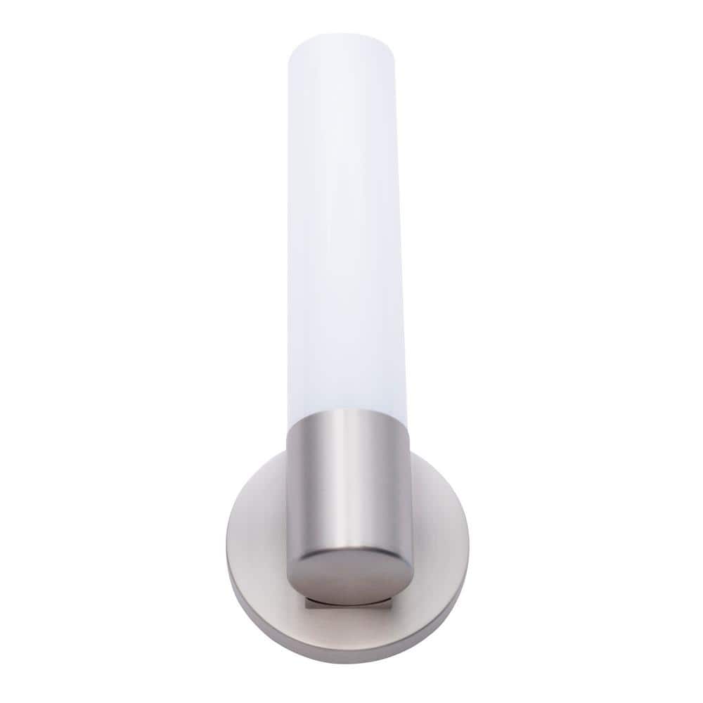 METALLIC SILVER ENERGY EFFICIENT WALL SCONCE 