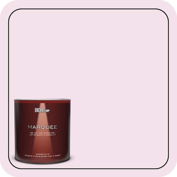 BEHR MARQUEE 1 qt. #690C-2 Pink Amour Matte Interior Paint & Primer