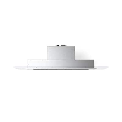 60 in. 1000 CFM Cabinet Insert Vent Hood with Lights in Stainless Steel