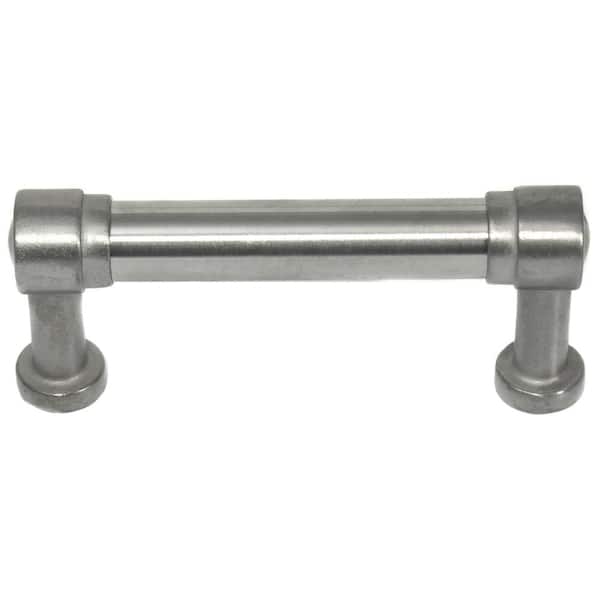 MNG Hardware Precision 5 in. Center-to-Center Satin Nickel Bar Pull Cabinet Pull