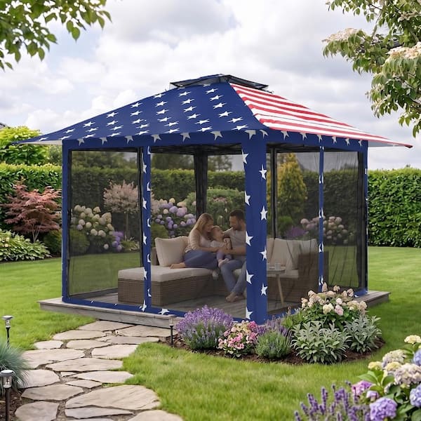 EAGLE PEAK 13 ft. x 13 ft. Pop-Up Gazebo Tent Instant with