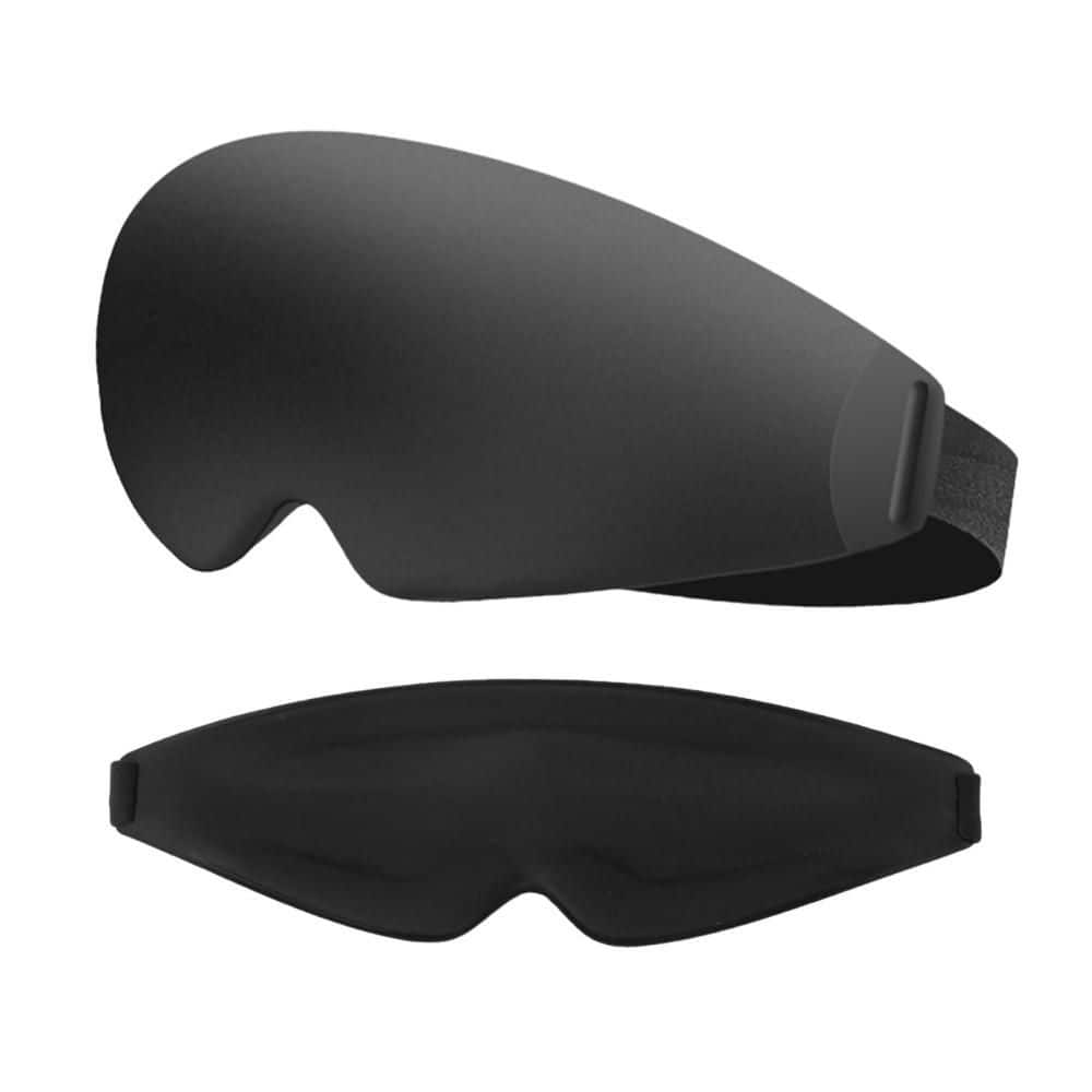 Zero‑Pressure 3D Contoured Sleep Mask, Moonlit Lavender, Breathable Adjustable Light‑Blocking Mask for Sleepers, Black price history on PriceWatchPro