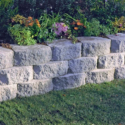 Wall Blocks Hardscapes The Home Depot, Home Depot Landscaping