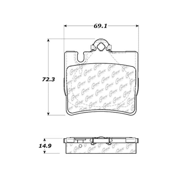 Centric Parts Disc Brake Pad Set
