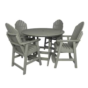 Hamilton 4 Piece Eucalyptus Counter Height Plastic Outdoor Dining Set