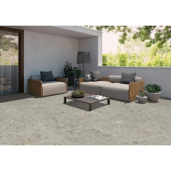 Perla Outdoor 24 in x 24 in. Matte Porcelain Floor and Wall Tile