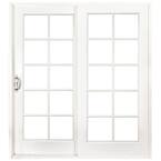MP Doors 72 in. x 80 in. Smooth White Right-Hand Composite PG50 Sliding ...
