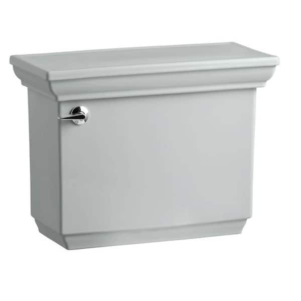 KOHLER Memoirs 1.28 GPF Single Flush Toilet Tank Only with AquaPiston Flush Technology in Ice Grey