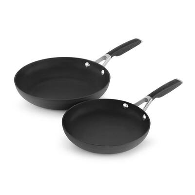 Select 8 in. and 10 in. Hard Anodized Nonstick Fry Pan Combo Set (2-Piece)