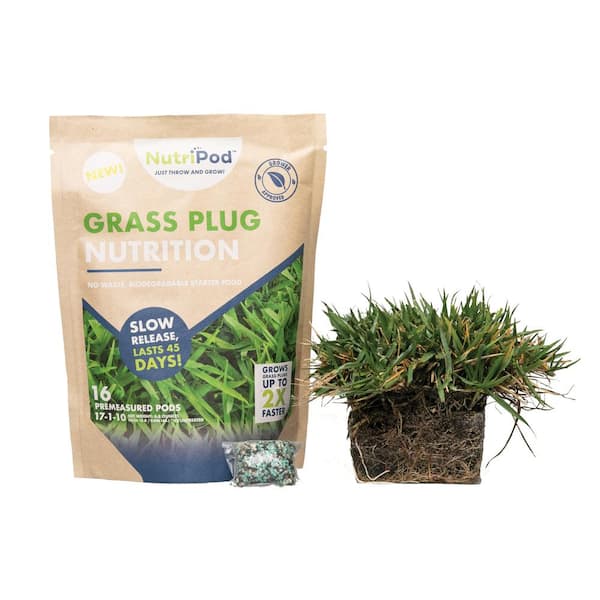 Unbranded 64-Count SodPods Centipede Grass Plugs/SP Power Planter/NutriPod Bundle - Natural, Affordable Lawn Improvement