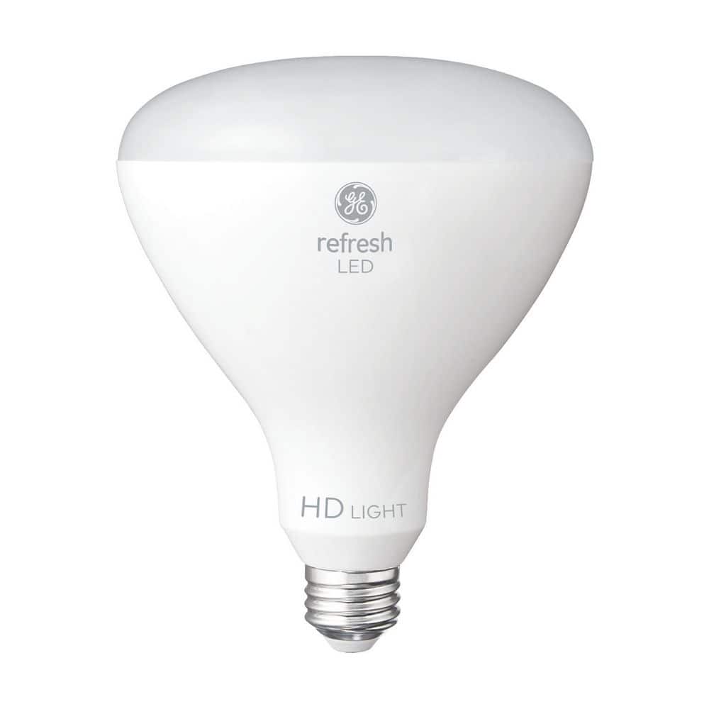 GE 90-Watt Equivalent Daylight BR40 Dimmable Reflector LED Light Bulb (2-Pack)