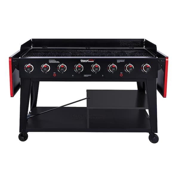 35 7/8 x 27 x 4 Add-On 6 Burner Griddle Top