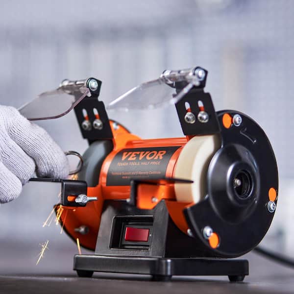 Jewelry Polisher, Adjustable Variable Speed Bench Grinder Polishing & Buffing Machine, 3590RPM Bench Lathe Polisher