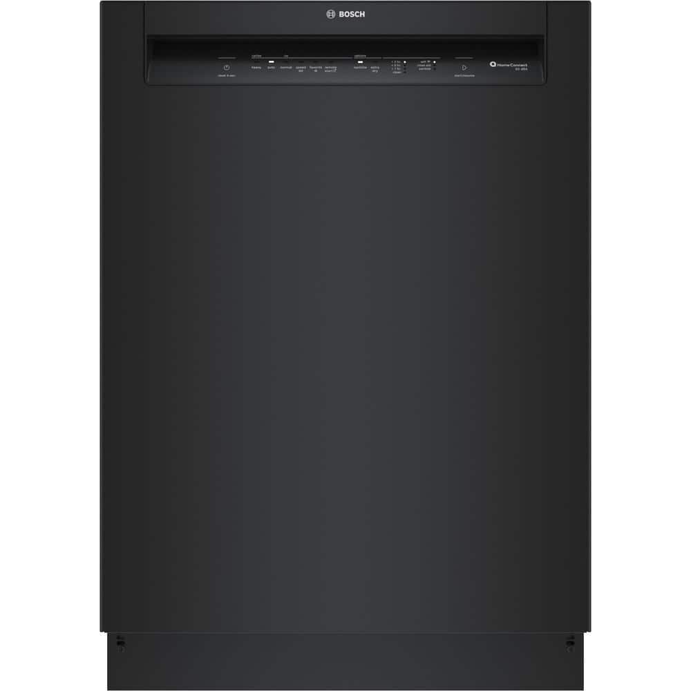 100 Series 24 in. Black Front Control Tall Tub Dishwasher with Hybrid Stainless Steel Tub, 50 dBA