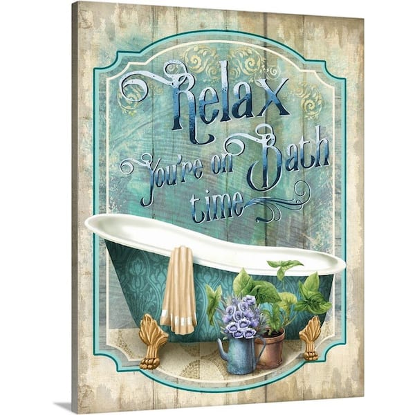 "Bath Time" by Conrad Knutsen Canvas Wall Art