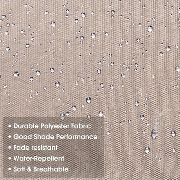 Details about   10ft 3 Tier Patio Market Umbrella Aluminum Sunshade Outdoor Double Vented Beige 