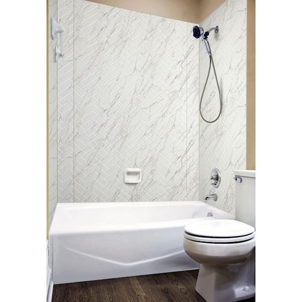 MyHome Celestial Direction Gray Herringbone 11 x 15 Porcelain Mosaic Tile MyHome Celestial Direction Gray Herringbone 11 x 15 Porcelain Mosaic Tile